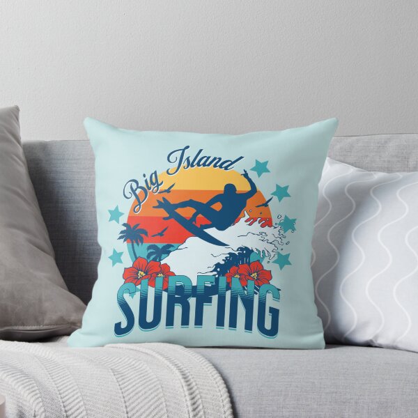 Item preview, Hawaiian Travel Surf Big Island Surfing Hawaii designed and sold by CattlettArt.