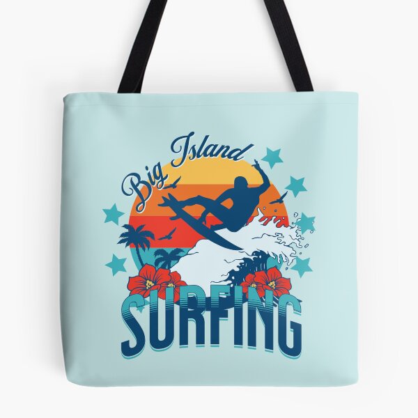 Item preview, Hawaiian Travel Surf Big Island Surfing Hawaii designed and sold by CattlettArt.