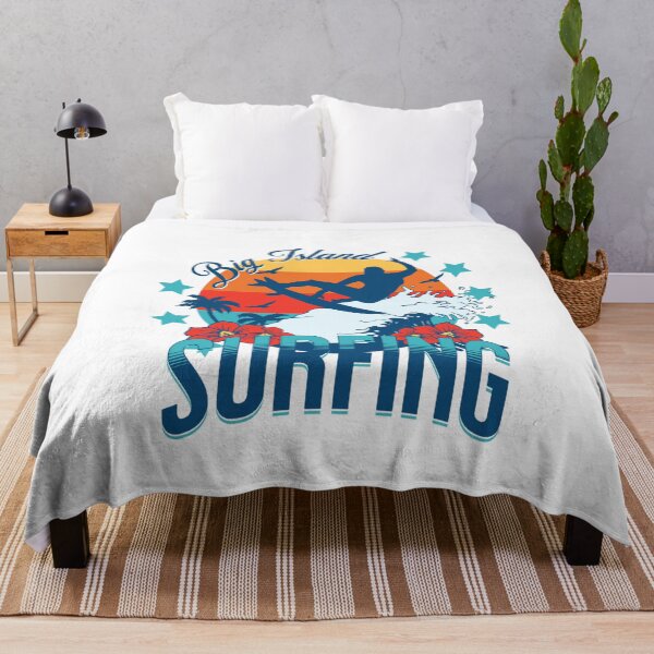 Item preview, Hawaiian Travel Surf Big Island Surfing Hawaii designed and sold by CattlettArt.