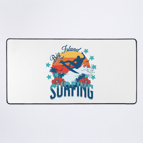 Item preview, Hawaiian Travel Surf Big Island Surfing Hawaii designed and sold by CattlettArt.