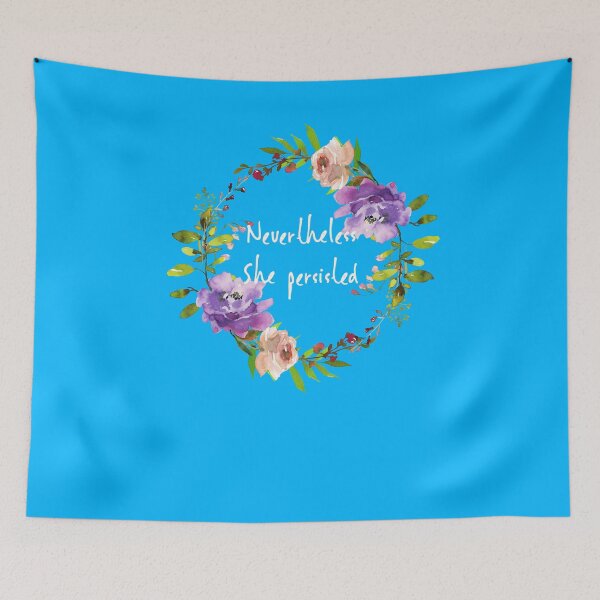 Item preview, Cute Floral Resist - Nevertheless She Persisted T-Shirt designed and sold by ETIndustries.