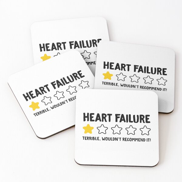 Item preview, Heart Failure Terrible Wouldn't Recommend It! - Funny Heart Failure awareness designed and sold by T-shirt For You.