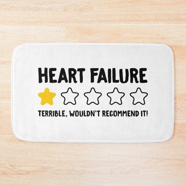 Item preview, Heart Failure Terrible Wouldn't Recommend It! - Funny Heart Failure awareness designed and sold by T-shirt For You.