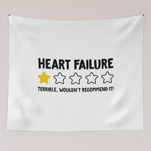 Item preview, Heart Failure Terrible Wouldn't Recommend It! - Funny Heart Failure awareness designed and sold by T-shirt For You.