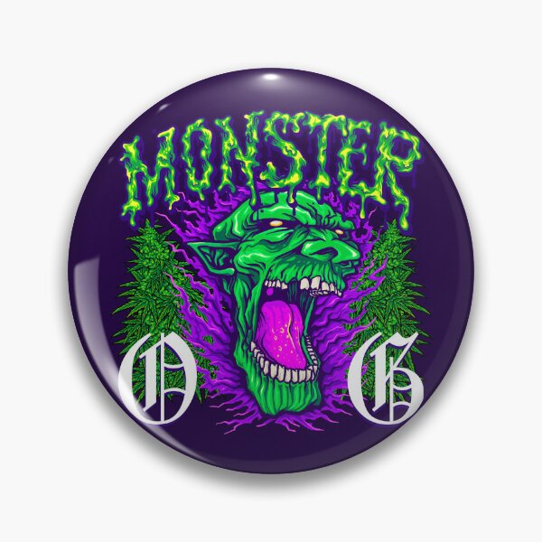 Item preview, Monster OG - Screaming Green Demon - Weed Strains designed and sold by YomeHayin.