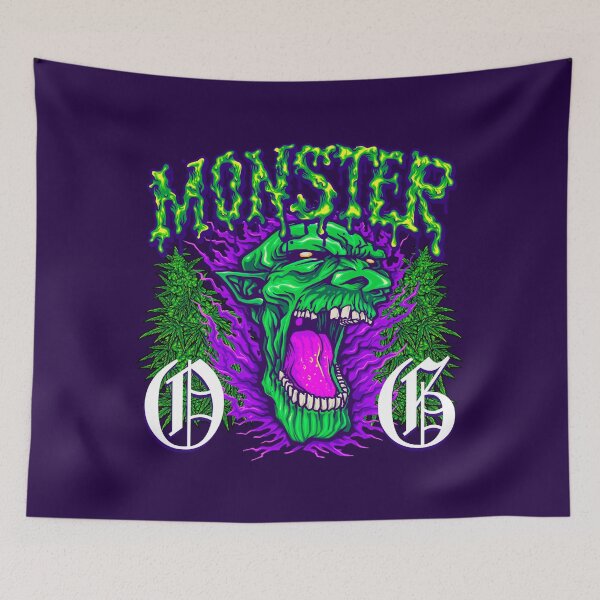 Item preview, Monster OG - Screaming Green Demon - Weed Strains designed and sold by YomeHayin.