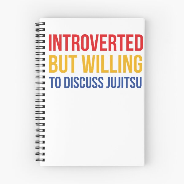 Artikelvorschau, Introvertiert, aber bereit, über Jujitsu zu diskutieren entworfen und verkauft von CRO-DESIGN.