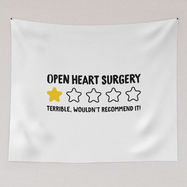 Item preview, Open Heart Surgery Terrible Wouldn't Recommend It! designed and sold by T-shirt For You.