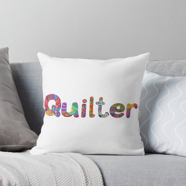 Item preview, Redacción Quilter con letras coloridas designed and sold by SewHappyQuilt.