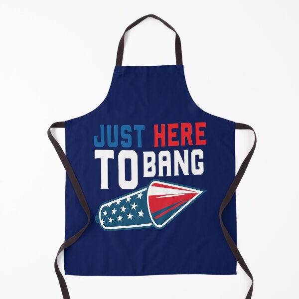 Item preview, Just Here To Bang Funny 4th of July Fireworks Lover designed and sold by SharpThreadZ.