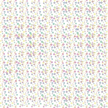 Artwork thumbnail, Random Dot Rings Pattern by QueenieLamb