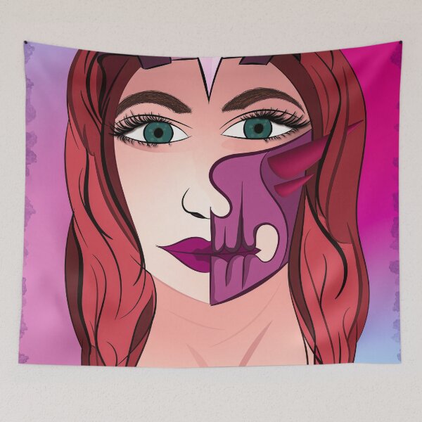 Item preview, Lady with the mask designed and sold by RegalClaudia.