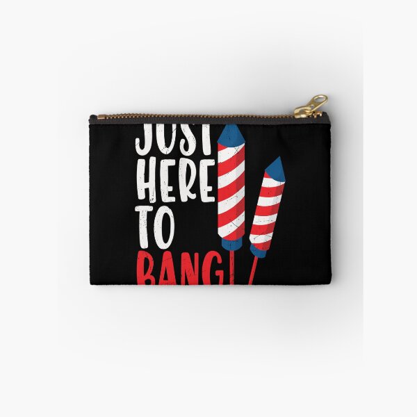 Item preview, Just Here To Bang Funny 4th of July designed and sold by SharpThreadZ.