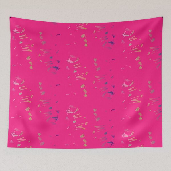 Item preview, Hot Pink 80's Sketch Vibe Abstract Pattern designed and sold by srhosterman.