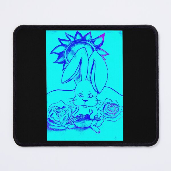 Item preview,  Bunny with a carrot, edited watercolour drawing by MariDani Art designed and sold by MariDaniArt.