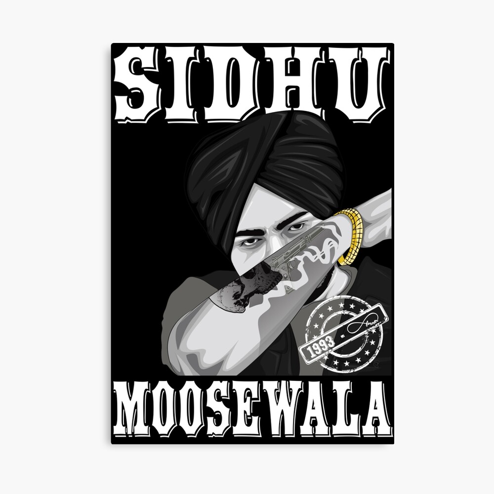 Sidhu MOOSEWALA Stickers 5911 Pack of 3(8 & 5 inch) Stickers | 5911 MOOSEWALA  Stickers for Home & Office CAR Bike | Printed Design Water-Resistant  Laminated Stickers for Home Multipurpose Used : Amazon.in: Office Products