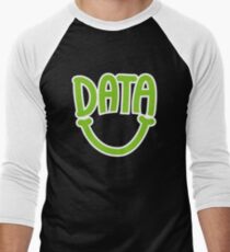 Data Happy Men's Baseball ¾ T-Shirt
