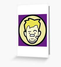 Barton business face Greeting Card