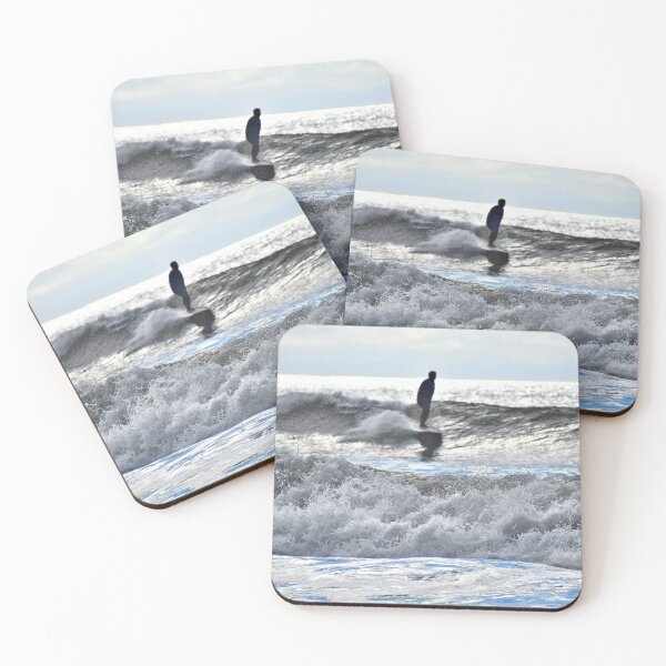 Item preview, Long Board Surfer Riding a Wave designed and sold by LeslieMac713.