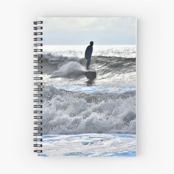 Item preview, Long Board Surfer Riding a Wave designed and sold by LeslieMac713.