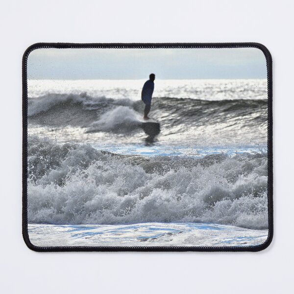 Item preview, Long Board Surfer Riding a Wave designed and sold by LeslieMac713.