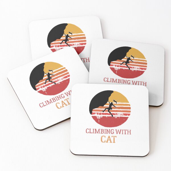 Item preview, Rock Climbing Cat designed and sold by YSNbr.