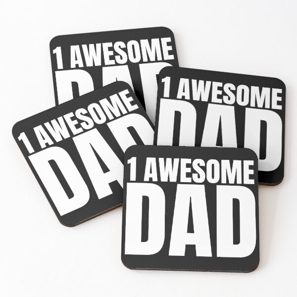 Item preview, 1 Awesome Dad. Funny Dad Life Quote. designed and sold by That Cheeky Tee.