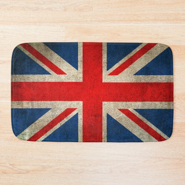 Item preview, Old and Worn Distressed Vintage Union Jack Flag designed and sold by JeffBartels.