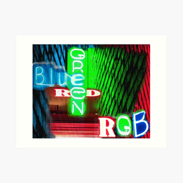 RGB Art Print