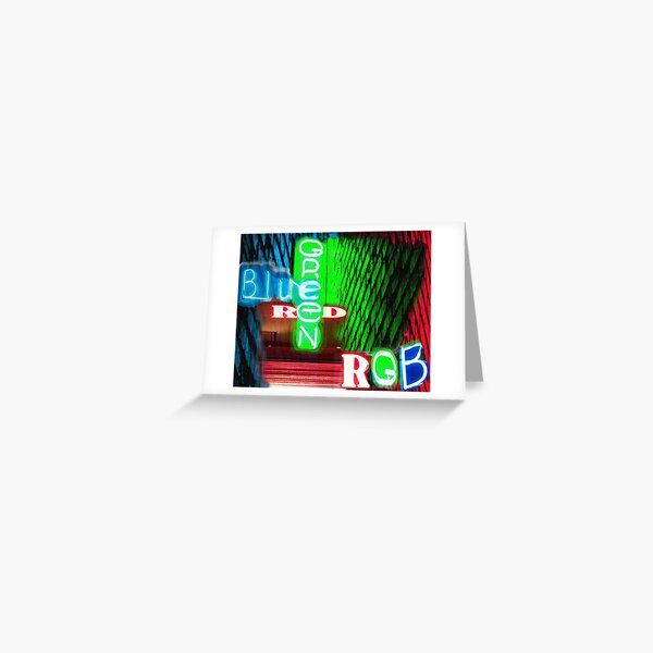 RGB Greeting Card