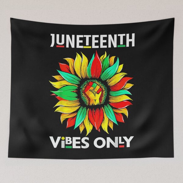 Item preview, Juneteenth 1865 vibes only queen sunflower African Black designed and sold by Evrard122344.