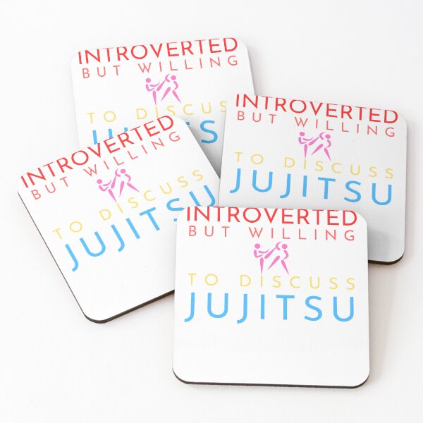 Artikelvorschau, Introvertiert, aber bereit, über Jujitsu zu diskutieren entworfen und verkauft von CRO-DESIGN.