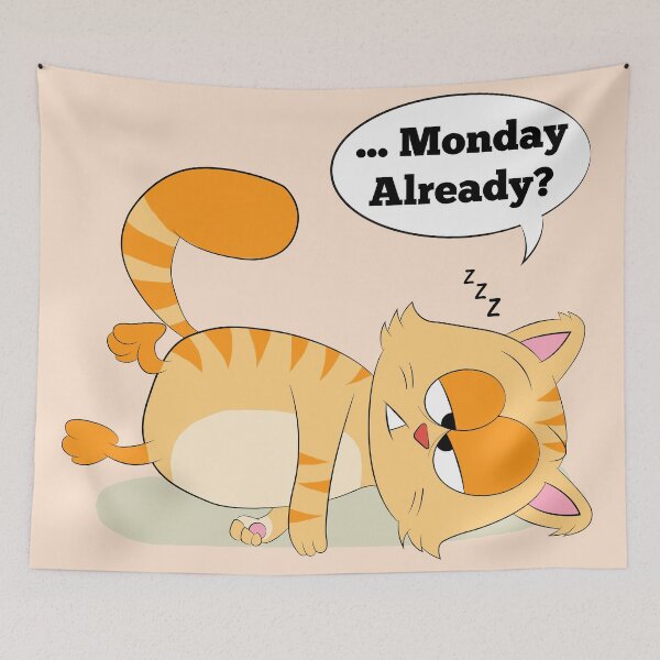 Item preview, Even Cat Hates Mondays designed and sold by Catifornia.