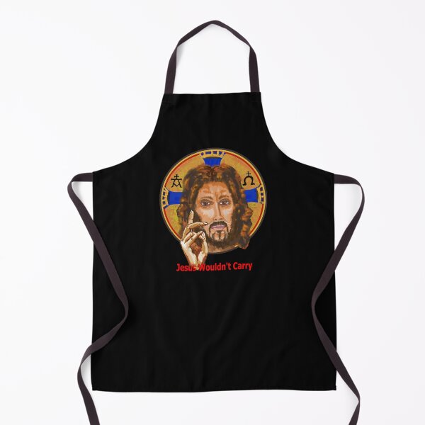 Item preview, Modern Jesus in medieval style with anti violence phrase designed and sold by VerdeDoodleDuck.