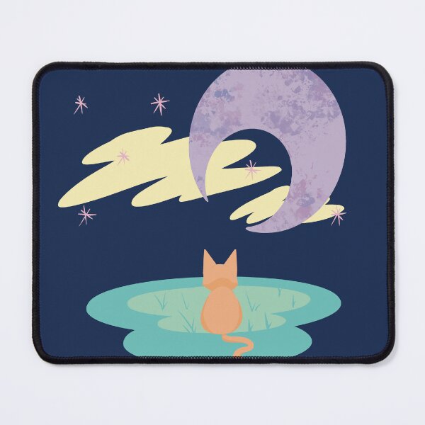 Item preview, Moonlight Cat designed and sold by limonlaur.