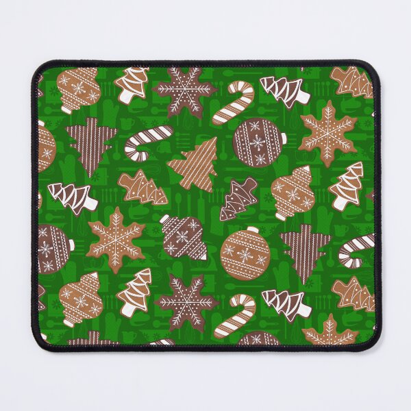Item preview, Green Christmas Cookies designed and sold by WickedRefined - Nicole Demereckis.