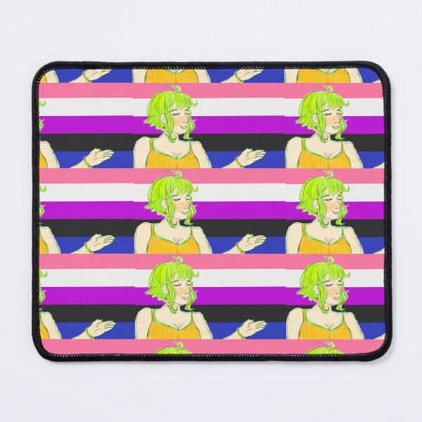Item preview, VOCALOID Megppid Gumi Genderfluid Flag designed and sold by Holli Anderson.