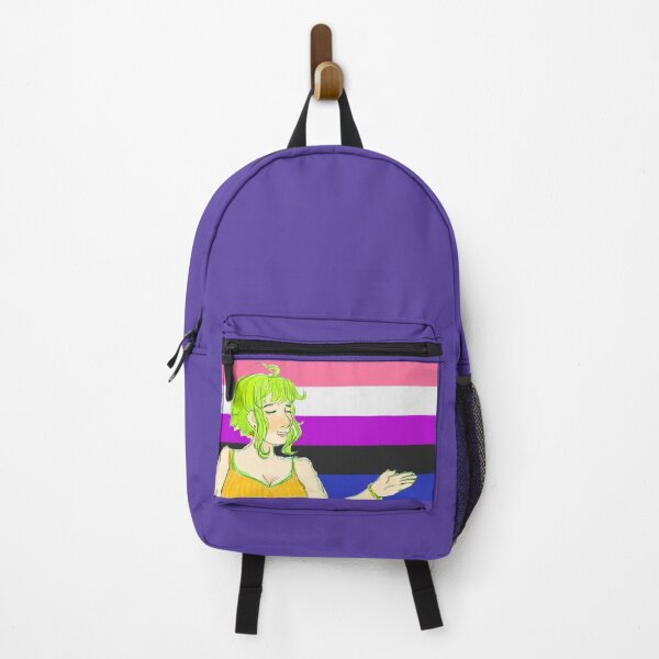 Item preview, VOCALOID Megppid Gumi Genderfluid Flag designed and sold by Holli Anderson.