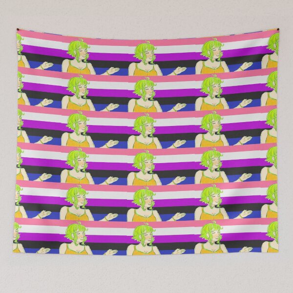 Item preview, VOCALOID Megppid Gumi Genderfluid Flag  designed and sold by Holli Anderson.