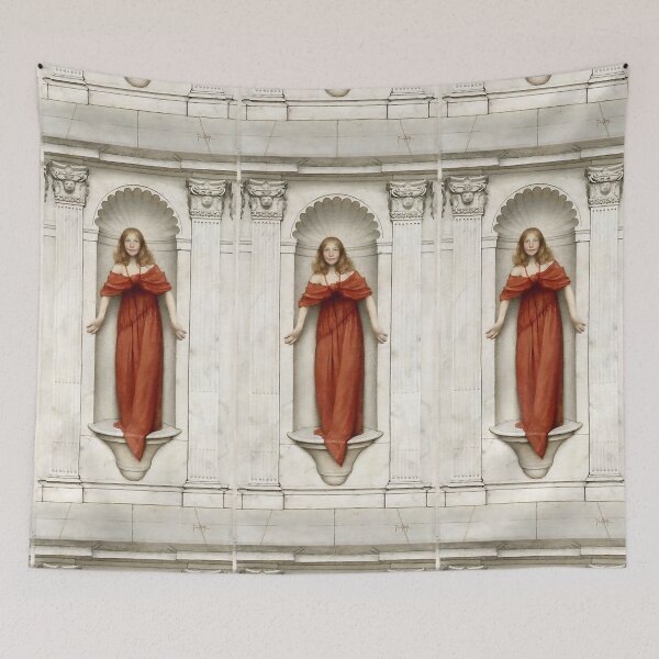 Item preview, Thomas Cooper Gotch  A Jest Pretty girl in red dress designed and sold by TeeARTHY.