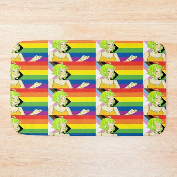 Item preview, VOCALOID Megpoid Gumi Progress Pride Flag  designed and sold by Holli Anderson.