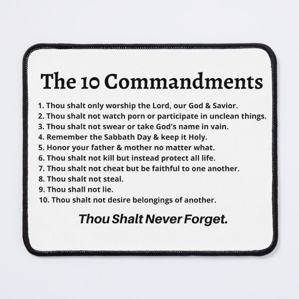 Item preview, The 10 Commandments designed and sold by PoliticalArtist.
