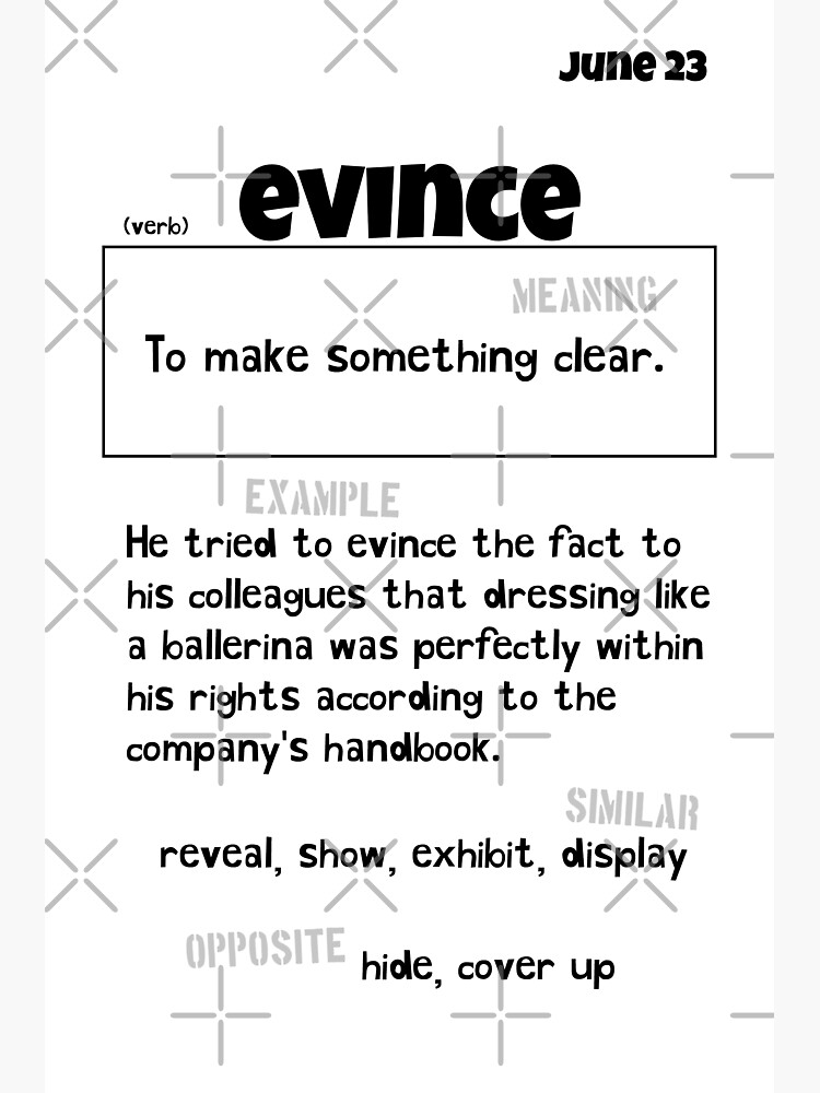 June 23 Evince Sticker