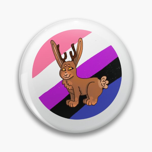 Item preview, Jackalope Pride Flags- Genderfluid designed and sold by fruitbat55.