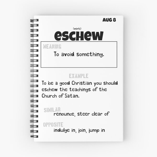 Item preview, August 8 Eschew designed and sold by Square Root of Squid.