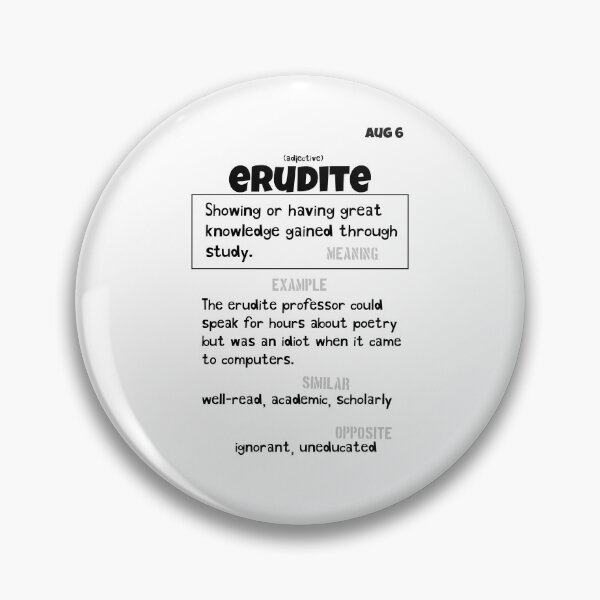 Item preview, August 6 Erudite designed and sold by Square Root of Squid.