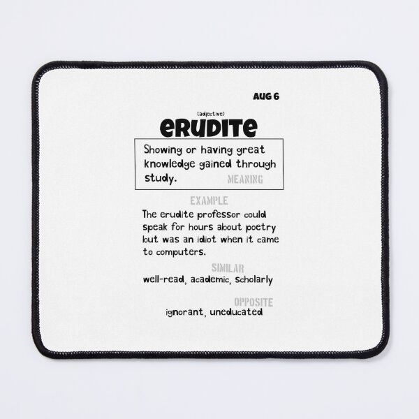 Item preview, August 6 Erudite designed and sold by Square Root of Squid.