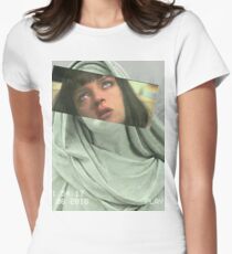 Aesthetic Pulp Fiction Women's Fitted T-Shirt