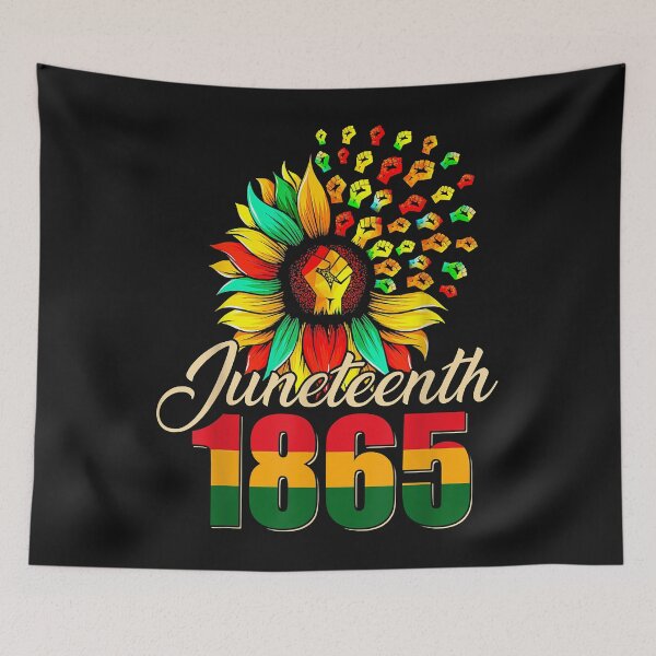 Artikelvorschau, Sunflower Fist Juneteenth Black History Women Girl 1865 entworfen und verkauft von Evrard122344.