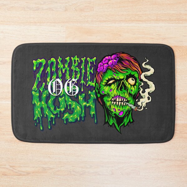 Item preview, Zombie OG Kush - Undead stoner smoking joint - Weed Strains designed and sold by YomeHayin.